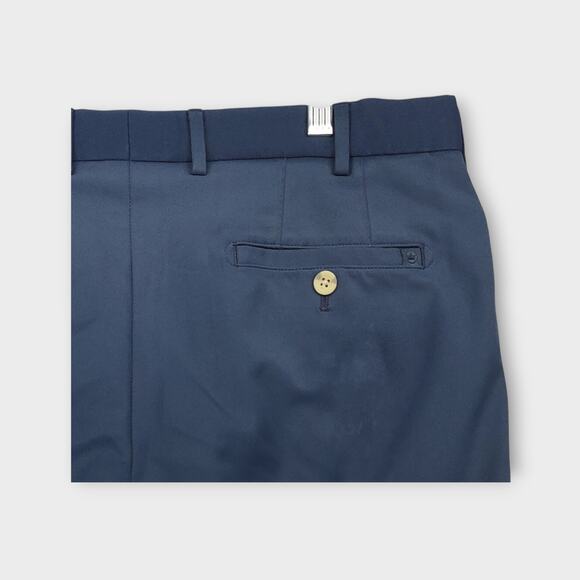 Mens Peter Millar Blue Flat Front Soft Stretch Golf Shorts Size 34 - Picture 5 of 5